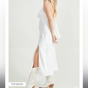Daphne Satin Midi Dress